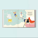 illustration double page livre enfant Agnès les Mini Confettis