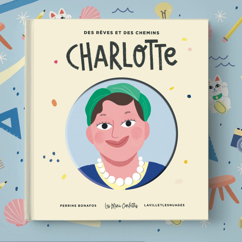 couverture du livre enfant Charlotte les Mini Confettis