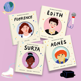 Les Confettis Livres QUATUOR - FLORENCE + ÉDITH + SURYA + AGNÈS