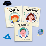 Les Confettis Livres TRIO - Agnès + Florence + Charlotte