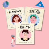 Les Confettis Livres TRIO - Charlotte + Édith + Florence